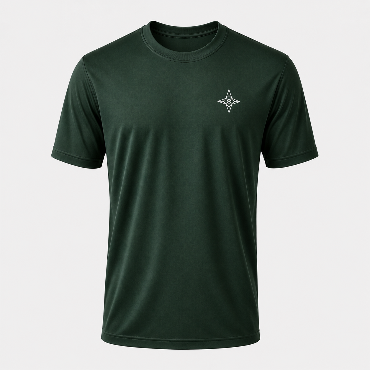 WAVEN Performance T-Shirt Green – Reflective Edition