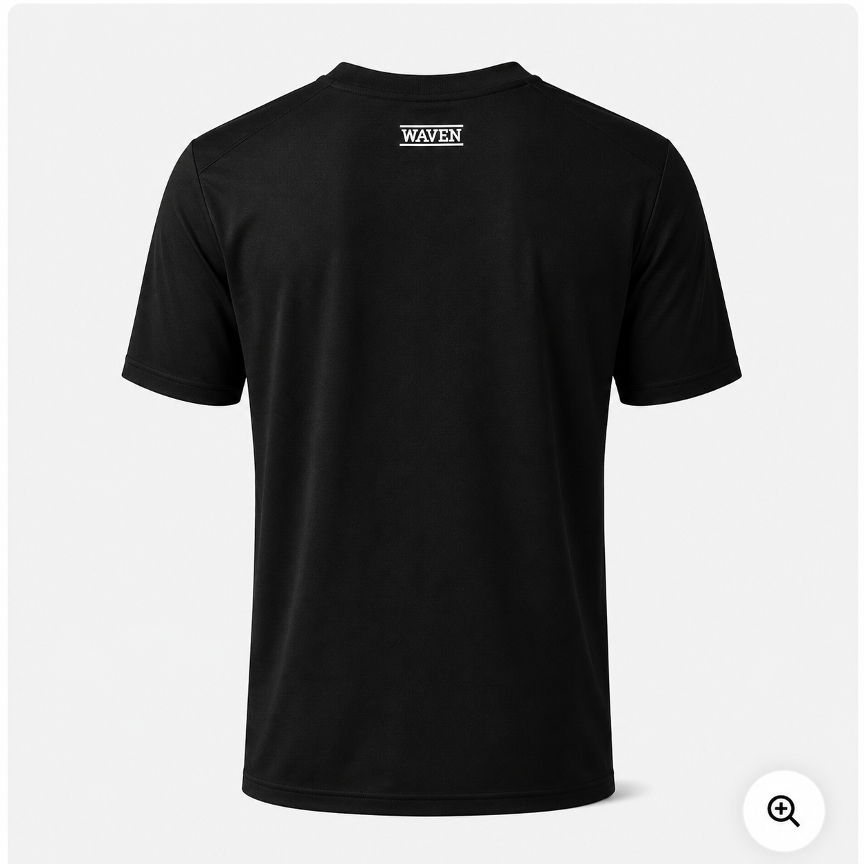 WAVEN Performance T-Shirt Black – Reflective Edition