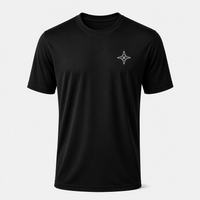 WAVEN Performance T-Shirt Black – Reflective Edition