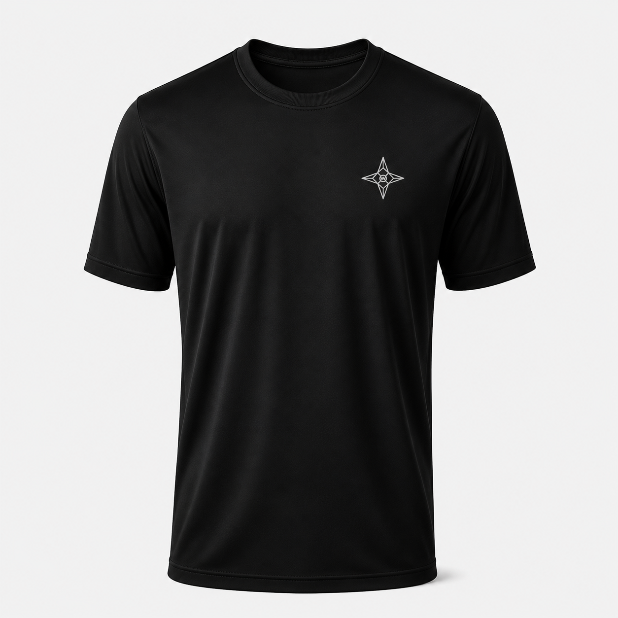 WAVEN Performance T-Shirt Black – Reflective Edition
