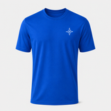 WAVEN Performance T-Shirt Navy Blue – Reflective Edition